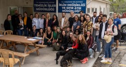 ERASMUS ÖĞRENCİLERİNDEN TEMİZLİK İŞLERİ MÜDÜRLÜĞÜ’NE ZİYARET