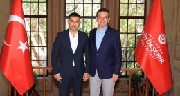BAŞKAN ÖMER GÜNEL’DEN BAŞKAN İMAMOĞLU’NA NEZAKET ZİYARETİ