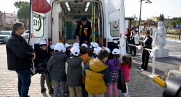 HEM TRAFİK KURALLARINI ÖĞRENDİLER HEM DE EĞLENCELİ VAKİT GEÇİRDİLER