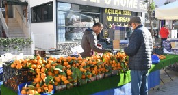 YEREL ÜRETİCİ SERGİSİNİN TEZGÂHLARI KIŞA ÖZGÜ SEBZE VE MEYVELERLE DOLDU