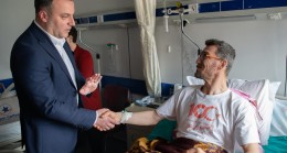 BAŞKAN VEKİLİ TAHSİN DEMİRTAŞ’TAN BELEDİYE PERSONELİNE GEÇMİŞ OLSUN ZİYARETİ