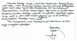 BAŞKAN ÖMER GÜNEL’DEN VEKİL TAHSİN DEMİRTAŞ’A TEBRİK MESAJI