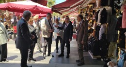 KUTO YÖNETİMİ KUŞADASI ÇARŞILARINDA AYDIN VALİSİNE EŞLİK ETTİ