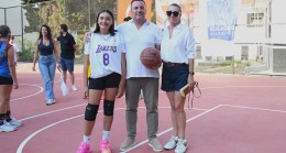 YENİLENEN BASKETBOL SAHASINA EFE İBRİKOĞLU’NUN ADI VERİLDİ