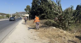 KUŞADASI’NIN GİRİŞ VE ÇIKIŞLARI PARK VE BAHÇELER EKİPLERİNE EMANET
