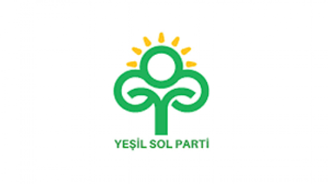 Yeşil Sol Parti, iklim değişikliği için basın açıklamasında bulundu.