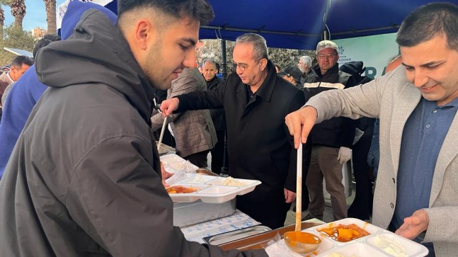 BAŞKAN ÖMER GÜNEL KUŞADALILARLA İFTARDA BULUŞTU