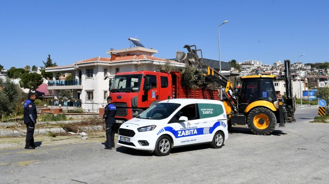 KUŞADASI BELEDİYESİ’NİN ÇEVRE DEDEKTİFLERİ DOĞAYI KİRLETENLERE GÖZ AÇTIRMIYOR