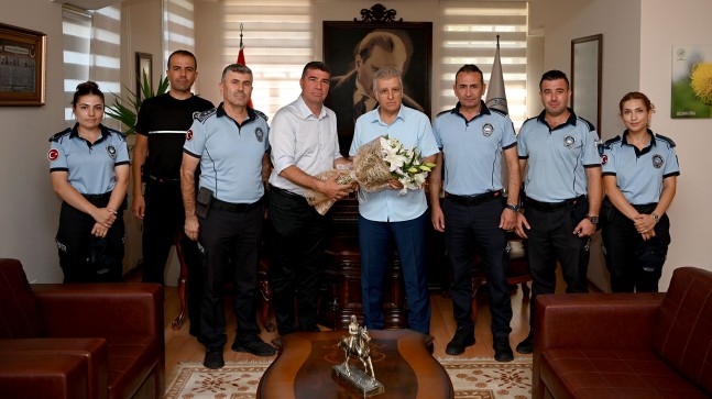 KUŞADASI BELEDİYESİ ZABITA MÜDÜRLÜĞÜ’NDEN KENT YÖNETİCİLERİNE ZİYARET
