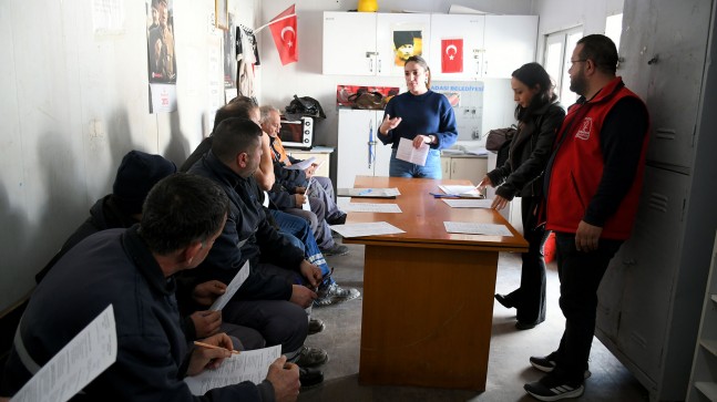 KUŞADASI BELEDİYESİ’NDEN PERSONELİNE İŞ SAĞLIĞI VE GÜVENLİĞİ EĞİTİMİ