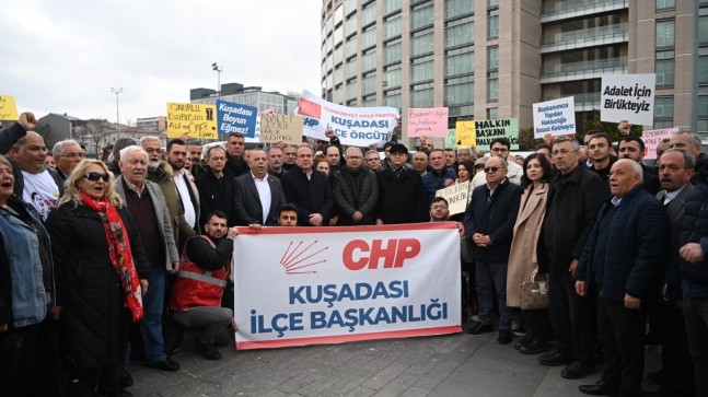 BAŞKAN ÖMER GÜNEL’E ÇAĞLAYAN ADLİYESİ ÖNÜNDE GÜÇLÜ DESTEK