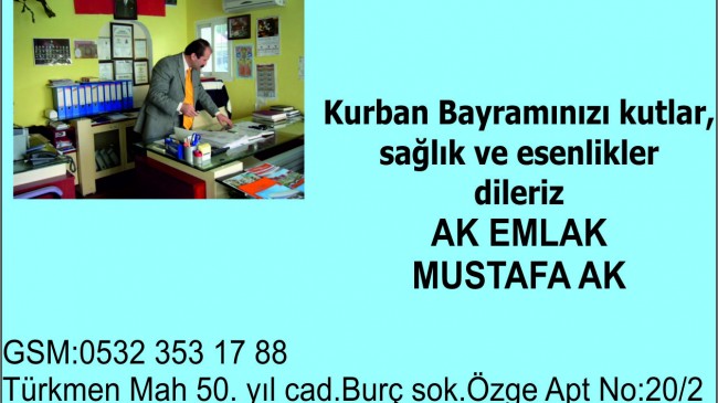 Küçük emlak bayram mesajı