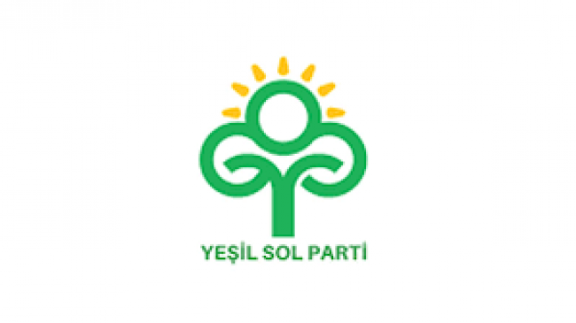 Yeşil Sol Parti, iklim değişikliği için basın açıklamasında bulundu.