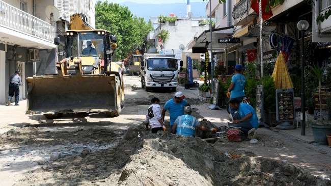 KUŞADASI’NDA YATIRIM SEFERBERLİĞİ GÜZELÇAMLI İLE SÜRÜYOR