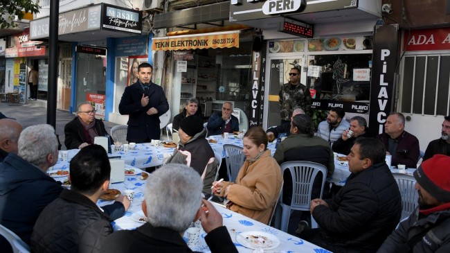 KAHRAMANLAR CADDESİ ESNAFINDAN BAŞKAN ÖMER GÜNEL’E TAM DESTEK