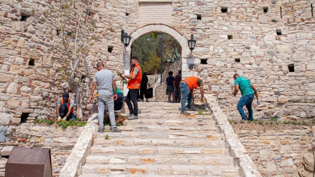 GÜVERCİNADA ZİYARETÇİLERİNİ YENİ PEYZAJIYLA KARŞILAMAYA HAZIRLANIYOR