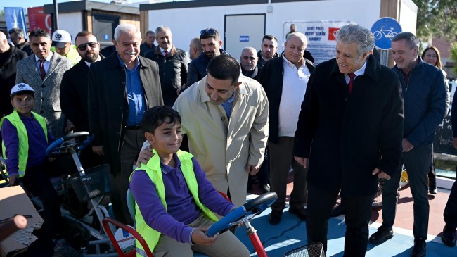 TRAFİK VE EĞİTİM PARKI İLK MİSAFİRLERİNİ AĞIRLADI