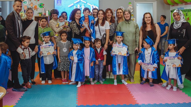 ANNE BABA ÇOCUK MERKEZİ’NDE 28’İNCİ KEZ MEZUNİYET HEYECANI YAŞANDI