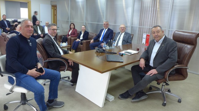 BOLU TİCARET ve SANAYİ ODASI İle SÖKE TİCARET ODASI YÖNETİMLERİ KUTO’YU  ZİYARET ETTİ