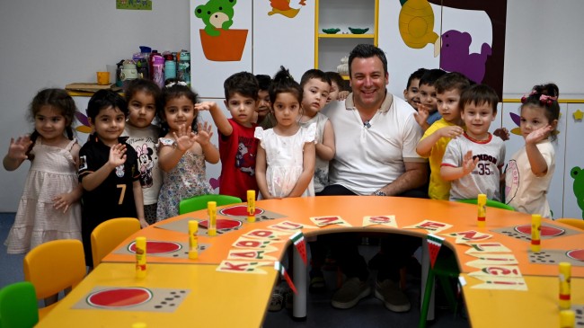 BAŞKAN VEKİLİ DEMİRTAŞ’TAN ‘ÇOCUK GELİŞİM MERKEZİ’NE’ ZİYARET