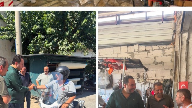 Anıl Metin Oto Sanayi Sitesi’ni ziyaret etti